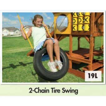 2 Chain Tyre Swing